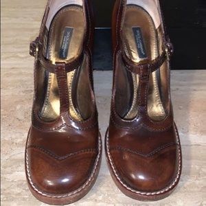 Dolce & Gabbana leather Mary Jane Pumps